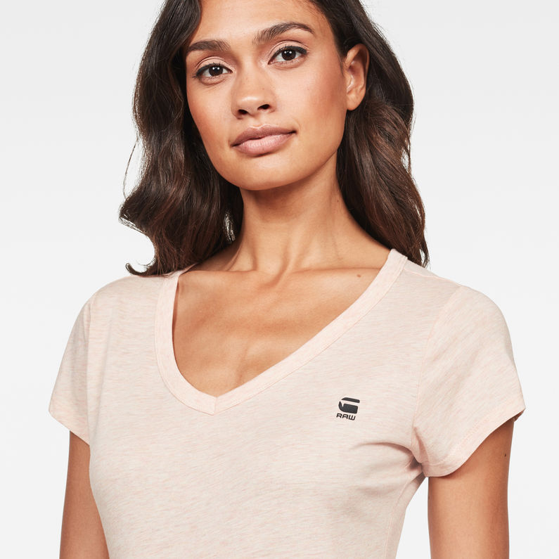 G-Star RAW® Eyben Slim T-Shirt Pink detail shot