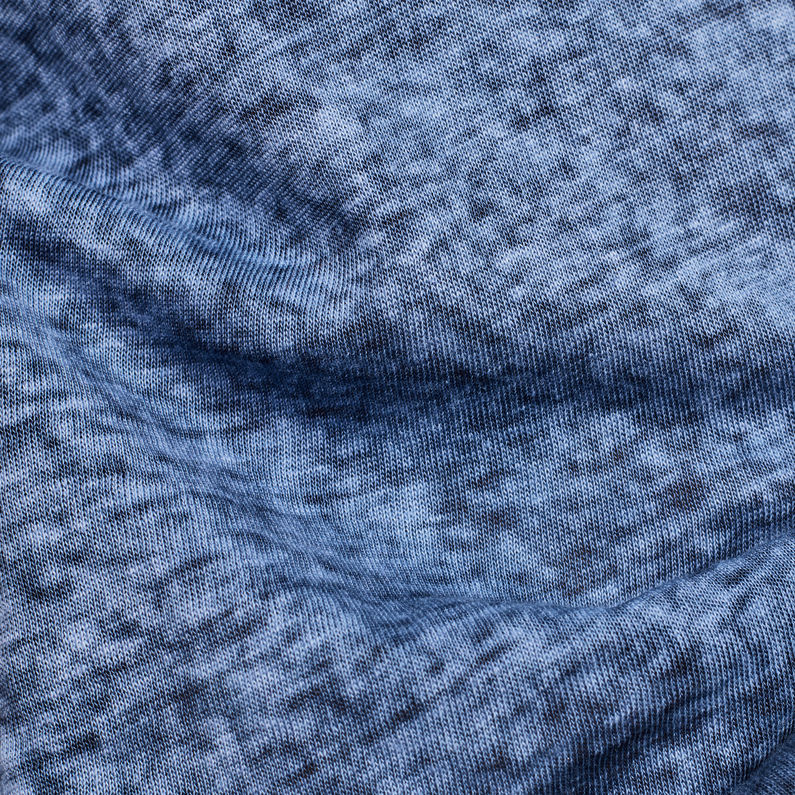 G-Star RAW® Top Mysid Optic Slim Azul oscuro fabric shot