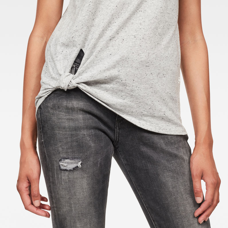 G-Star RAW® Top Caper Knotted Gris detail shot