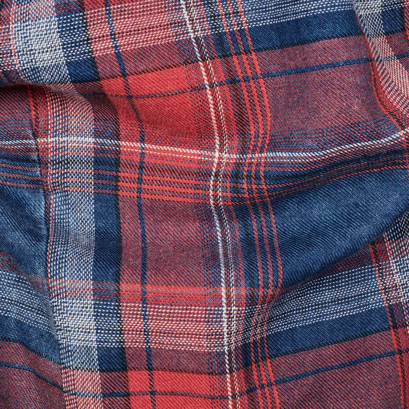 G-Star RAW® Bristum Pocket Slim Shirt Rood fabric shot