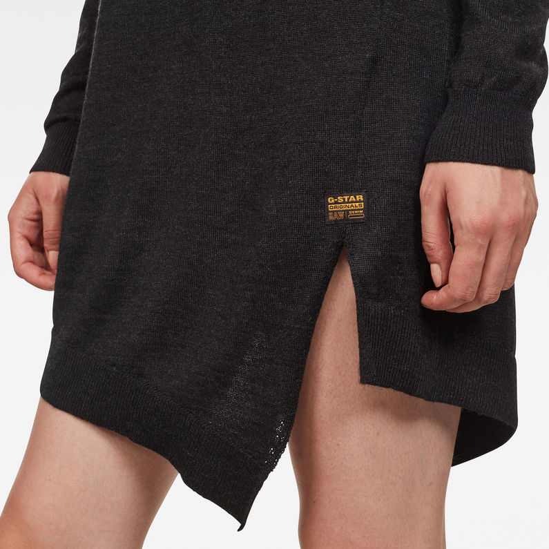 G-Star RAW® Asymmetric Dress Black detail shot