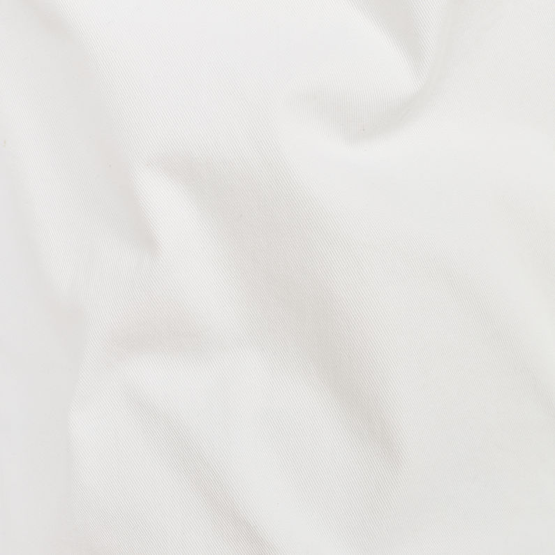 G-Star RAW® Chemise Stalt Pocket Straight Blanc fabric shot