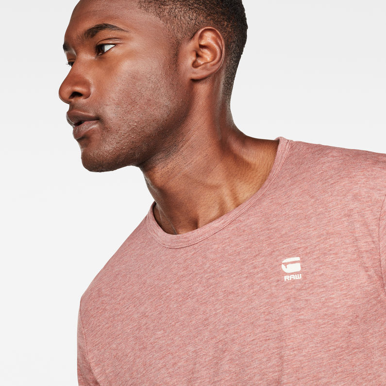 G-Star RAW® Basic S T-Shirt Pink detail shot