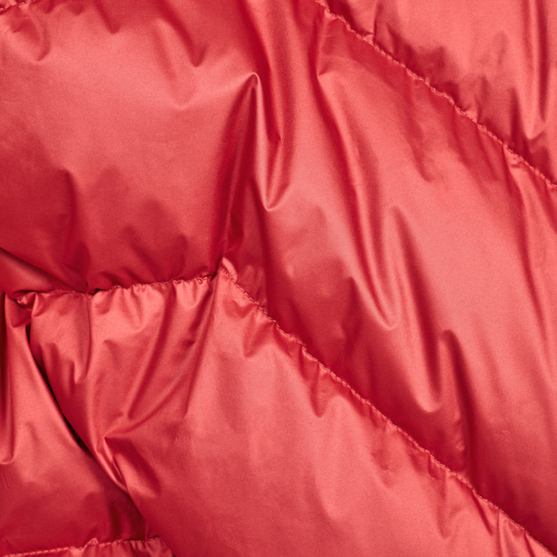 G-STAR® Whistler Down Steppjacke Rot fabric shot