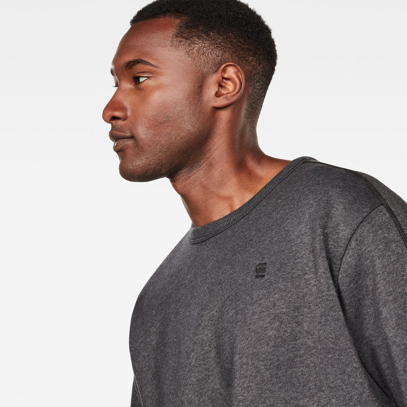 G-STAR® Sweat Korpaz Noir detail shot