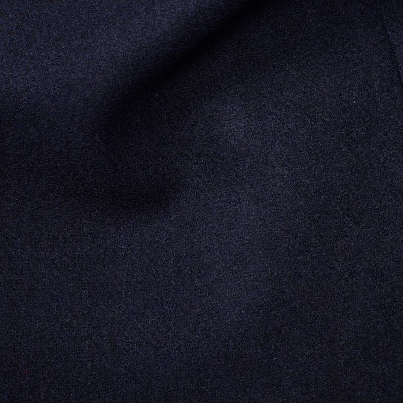 G-Star RAW® MAXRAW III Manteau Varve Wool Bleu foncé fabric shot