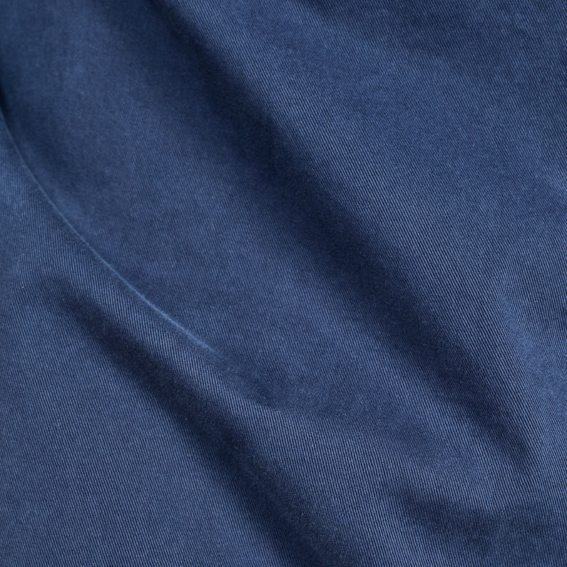 G-Star RAW® Chemise Stalt Pocket Straight Bleu foncé fabric shot
