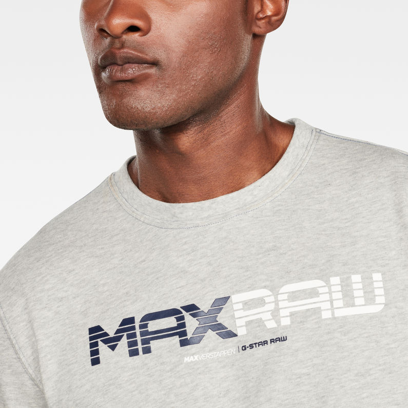 G-Star RAW® MAXRAW III Graphic T-Shirt Gris detail shot