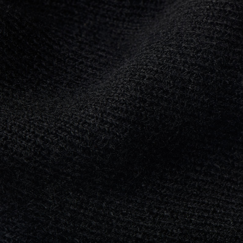 G-STAR® Effo Long Beanie Noir fabric shot