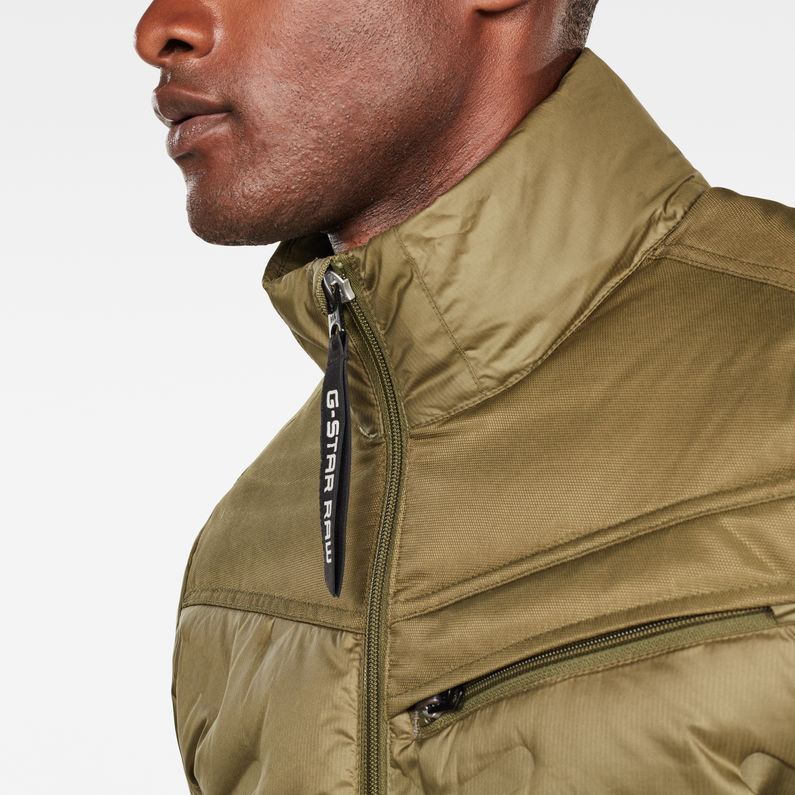 G-Star RAW® Chaqueta Attacc Down Verde detail shot