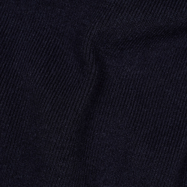 G-STAR® City Armour Turtle Knitted Sweater Dark blue fabric shot