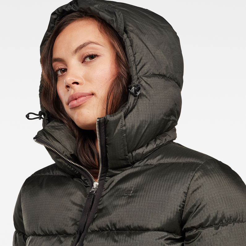 G-Star RAW® Surchemise Meefic Sundu Quilted Gris detail shot