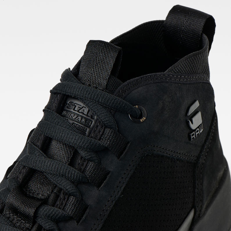 G-STAR® Rackam Graft Sneaker Schwarz detail