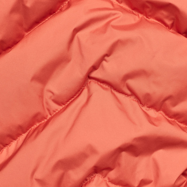 G-STAR® Whistler Slim Down Jacke Orange fabric shot