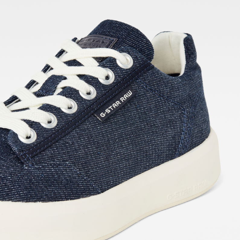 G-STAR® Strett Cup Sneakers Donkerblauw detail