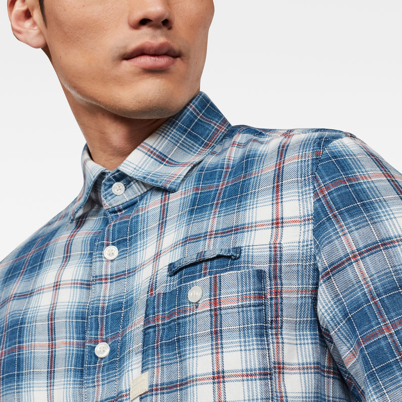 G-Star RAW® Chemise Bristum Slim Bleu moyen detail shot