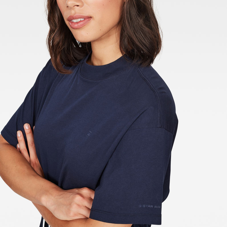 G-Star RAW® Camiseta Disem Loose Azul oscuro detail shot