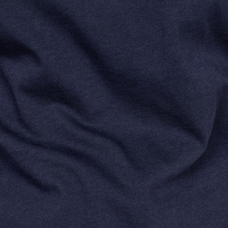 G-Star RAW® Disem Loose T-Shirt Dark blue fabric shot