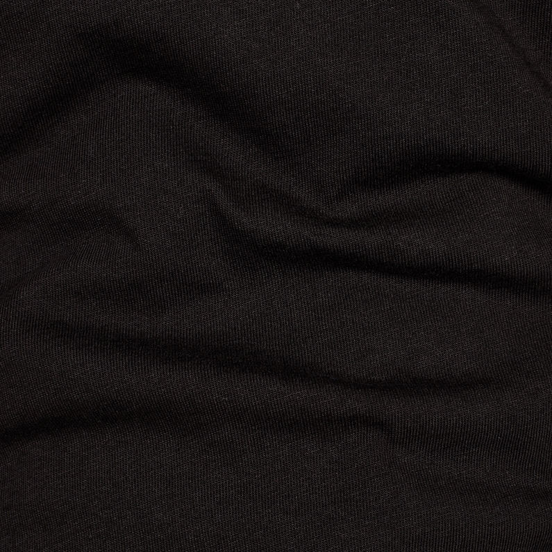 G-Star RAW® Camiseta Disem Loose Negro fabric shot