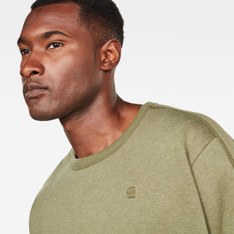G-Star RAW® Korpaz Sweater Green detail shot