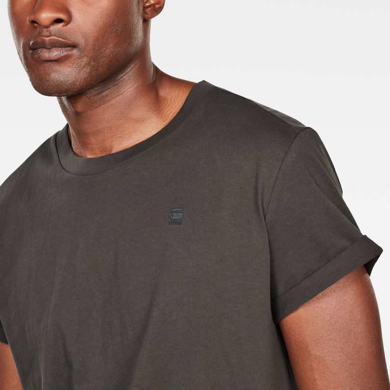 G-Star RAW® T-shirt Shelo Gris detail shot