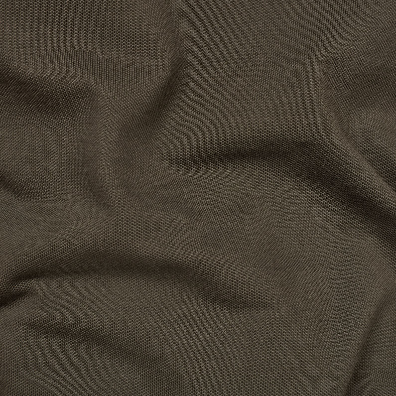G-Star RAW® Dunda Slim Polo Green fabric shot