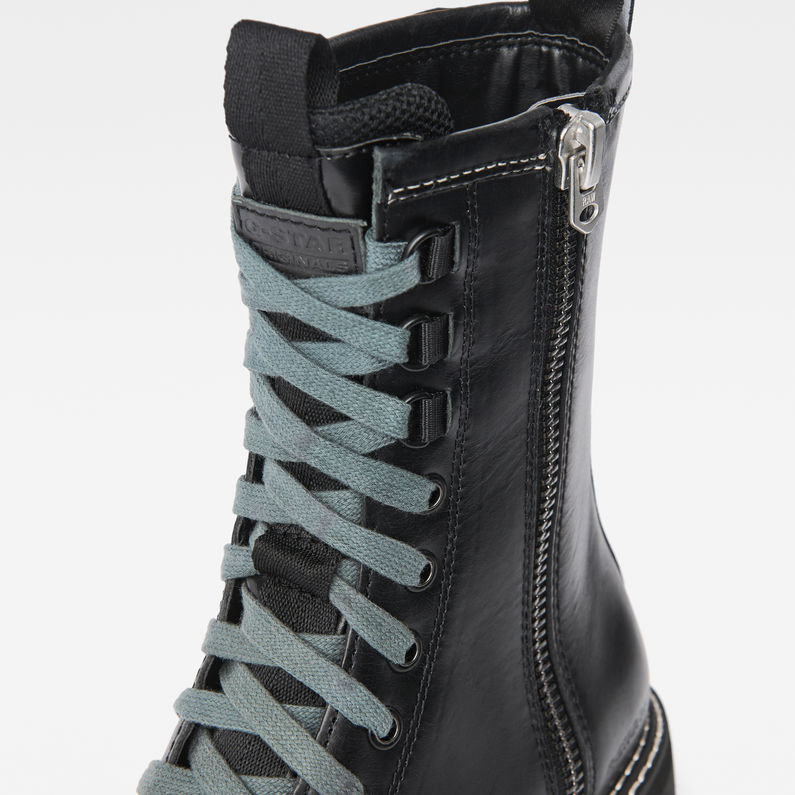 G-Star RAW® Minor Boots Met Rits Zwart detail