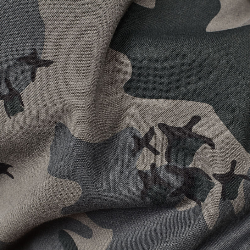 G-Star RAW® Sudadera Ferru Camo Gris fabric shot