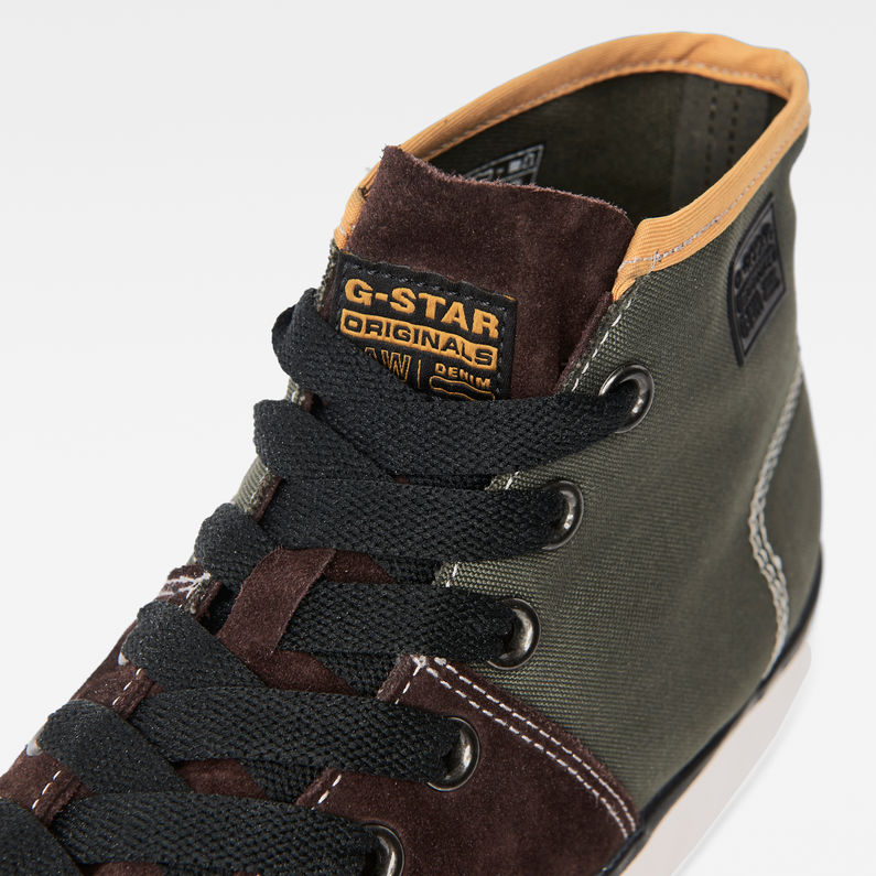 G-Star RAW® Rackam Roofer Sneaker Braun detail