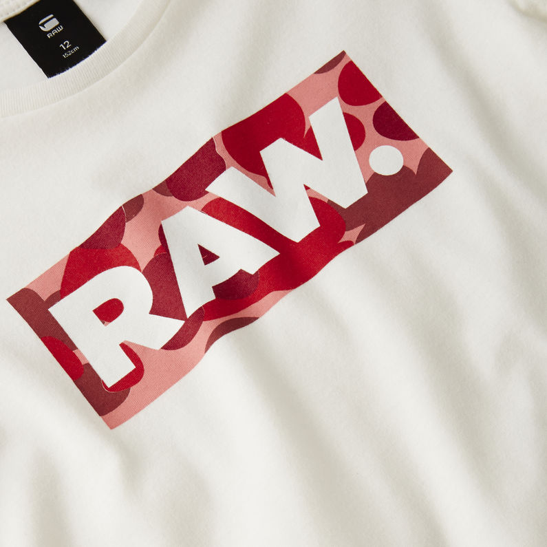 G-Star RAW® Graphic T-Shirt Beige detail shot