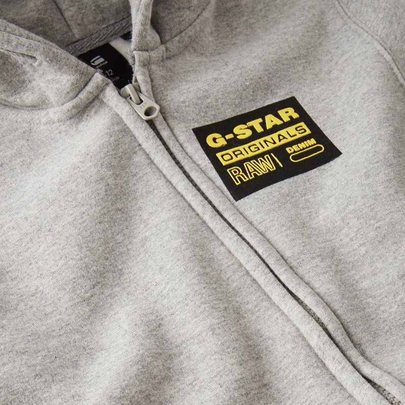 G-Star RAW® Cárdigan con capucha Gris detail shot