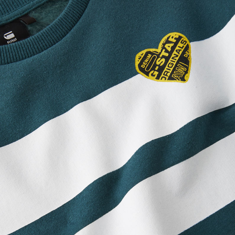 G-Star RAW® Sudadera Graphic Verde detail shot