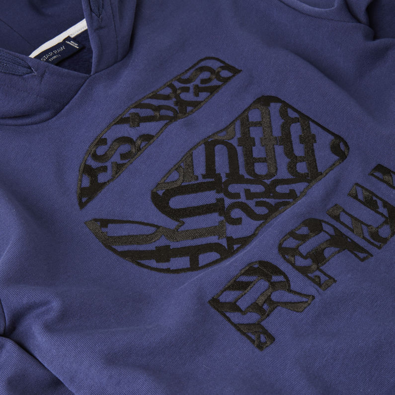 G-Star RAW® 30yr Sweater Bleu foncé detail shot