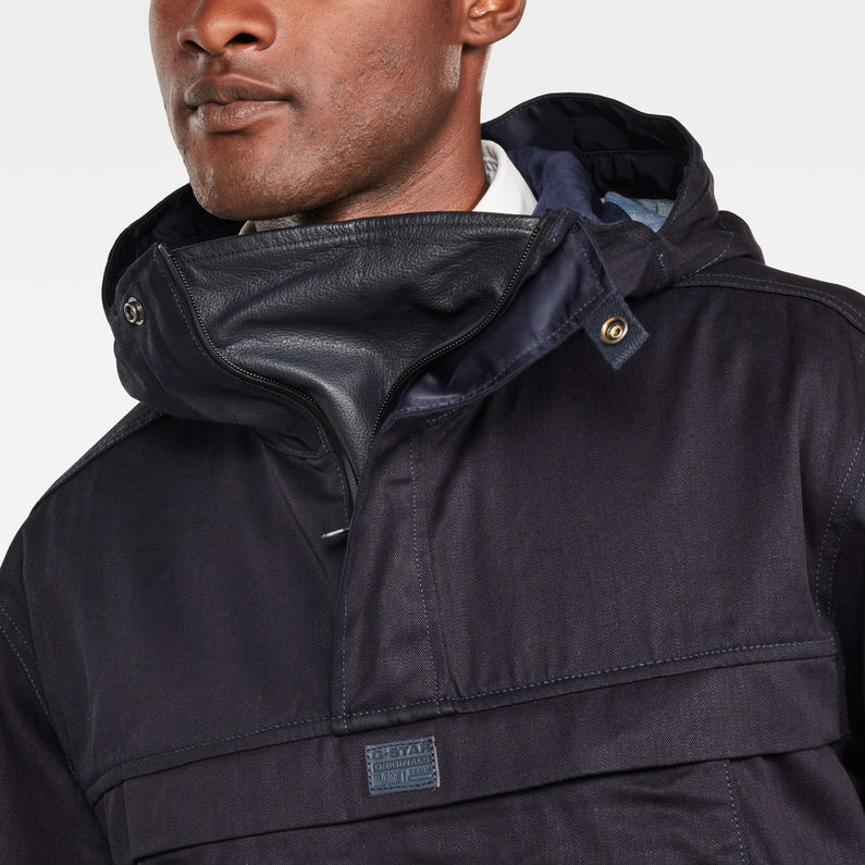 G-STAR® 30 Years GSRR Rackam Anorak Dark blue detail shot