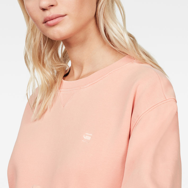 G-Star RAW® Loose Sweatshirt Pink detail shot