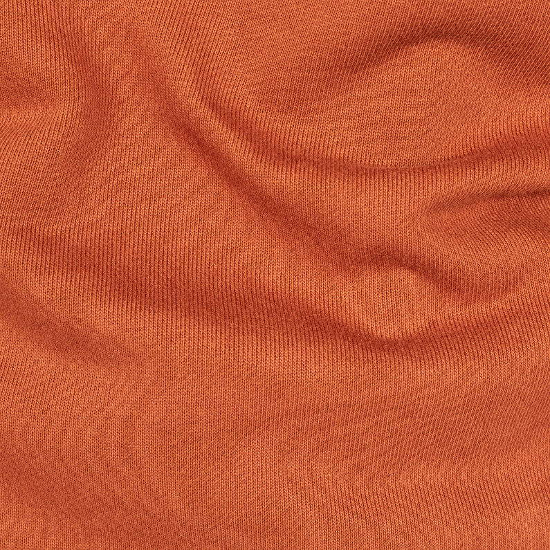 G-Star RAW® Graphic 8 Zip Sweater Brown fabric shot