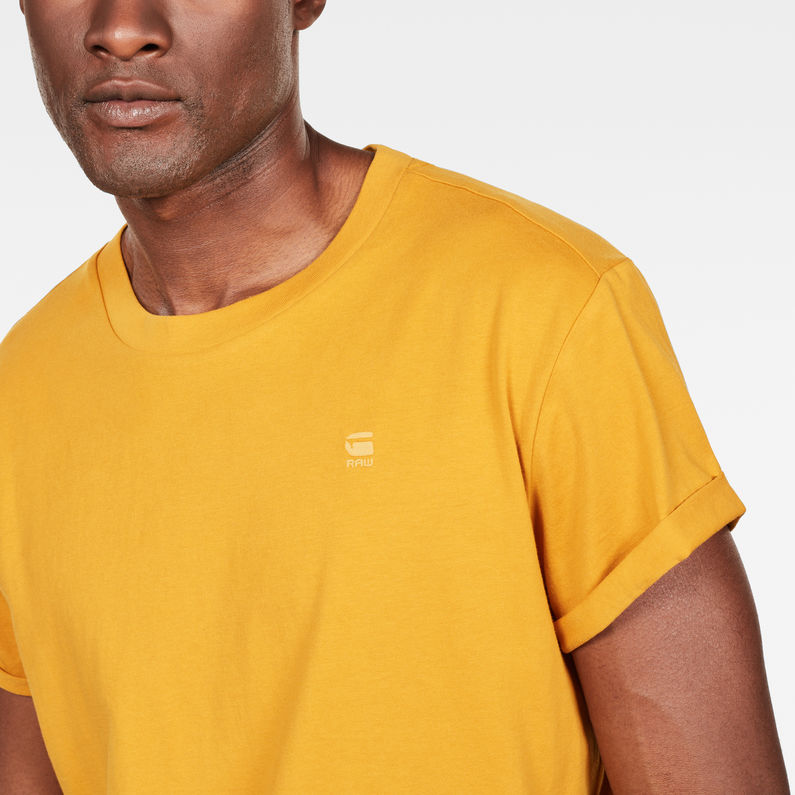 G-Star RAW® Camiseta Shelo Amarillo detail shot