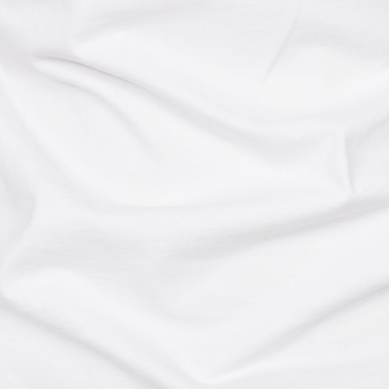 G-Star RAW® Camiseta Ghasu Blanco fabric shot