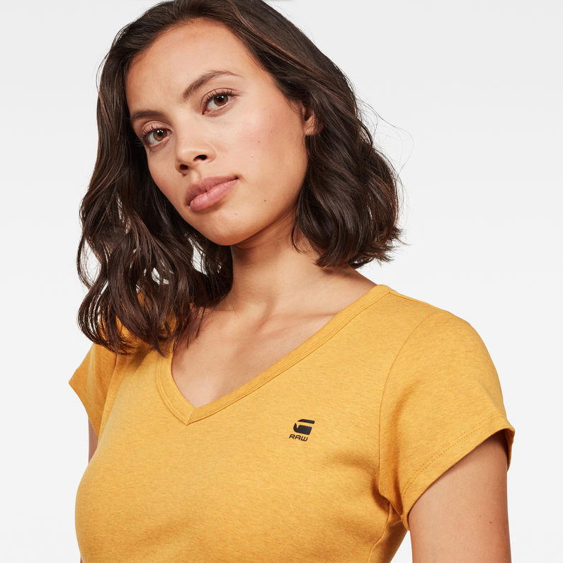 G-Star RAW® Eyben Slim Top Amarillo detail shot