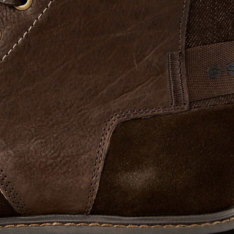 G-STAR® Garber Derby Boots Brown fabric shot