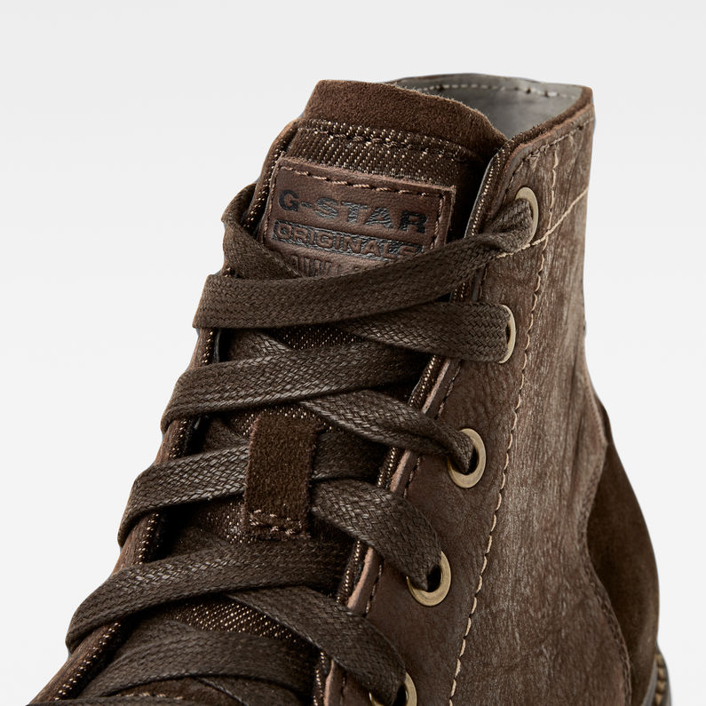 G-STAR® Garber Derby Boots Brown detail