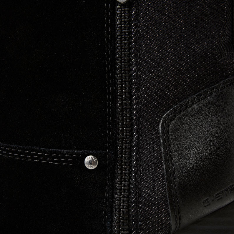 G-Star RAW® Bottines Labour Zip Noir fabric shot