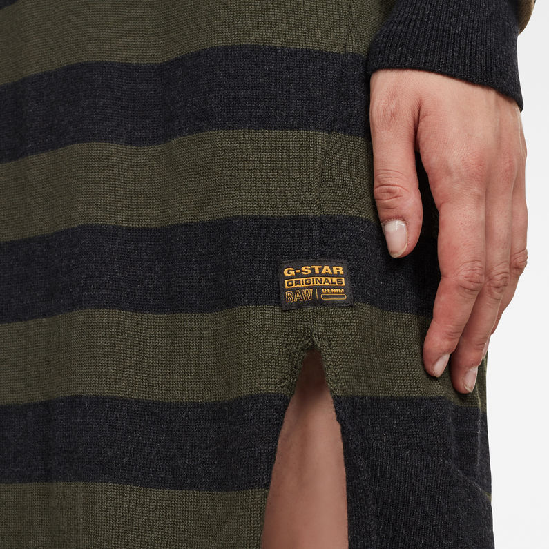 G-STAR® Asymmetric Dress Green detail shot