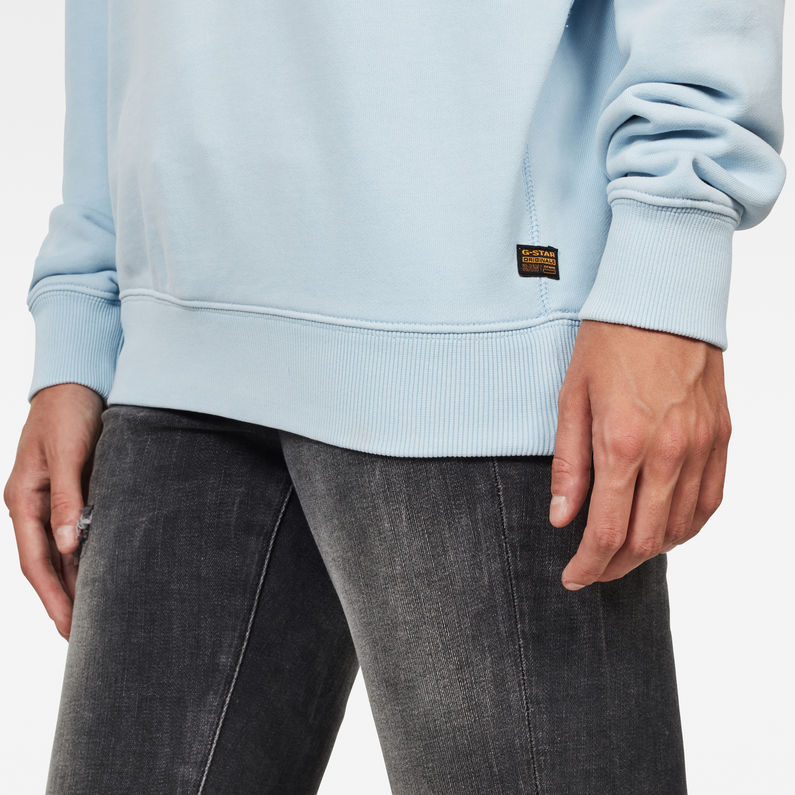 G-Star RAW® Loose Sweatshirt Hellblau detail shot