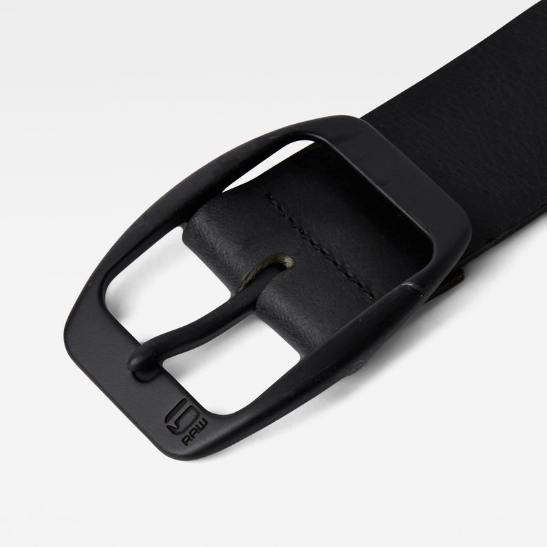 G-Star RAW® Ladd Belt Noir detail shot buckle