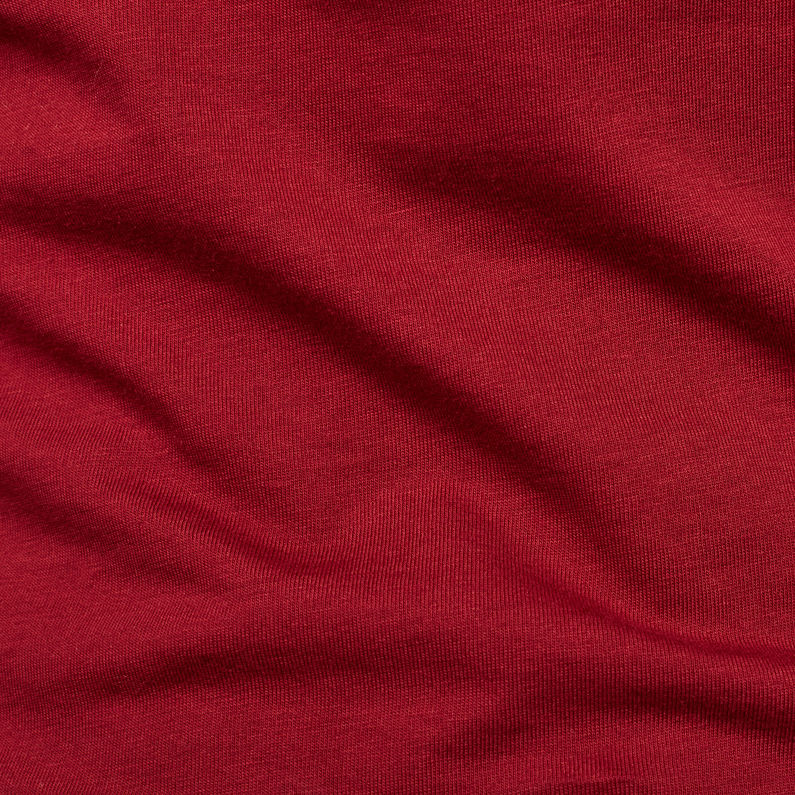 G-Star RAW® Eyben Slim Top Rood fabric shot