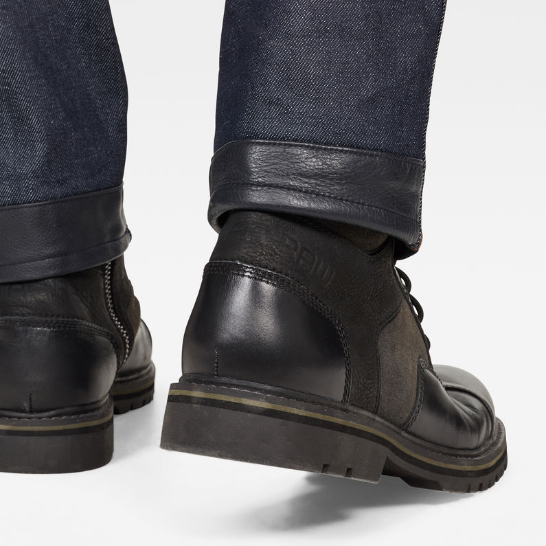 G-Star RAW® Jeans 30 Years 5620 3D Straight Tapered Azul oscuro detail shot