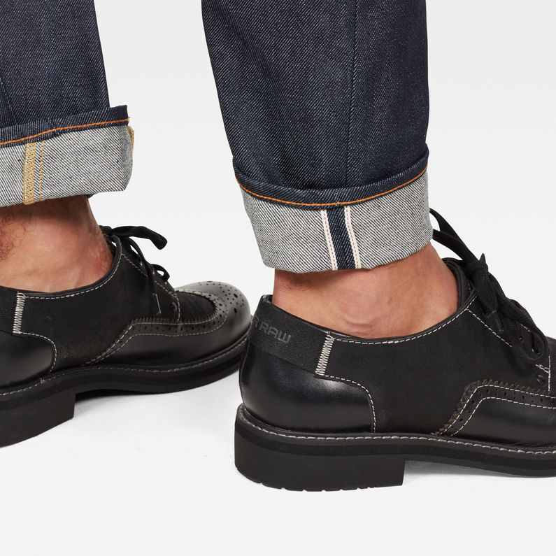 G-STAR® Jean 30 Years G-Star Jackpant Straight Bleu foncé detail shot