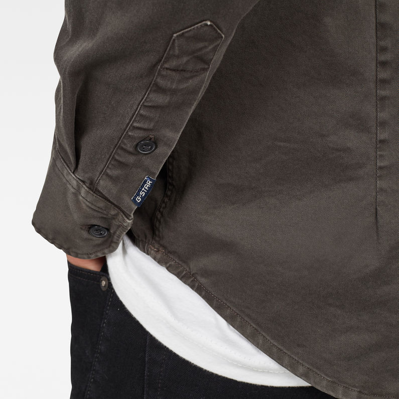 G-Star RAW® Powel Slim Shirt Grey detail shot