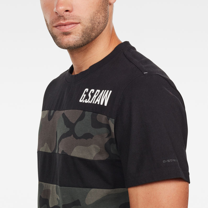 G-Star RAW® T-shirt Graphic 2 Noir detail shot